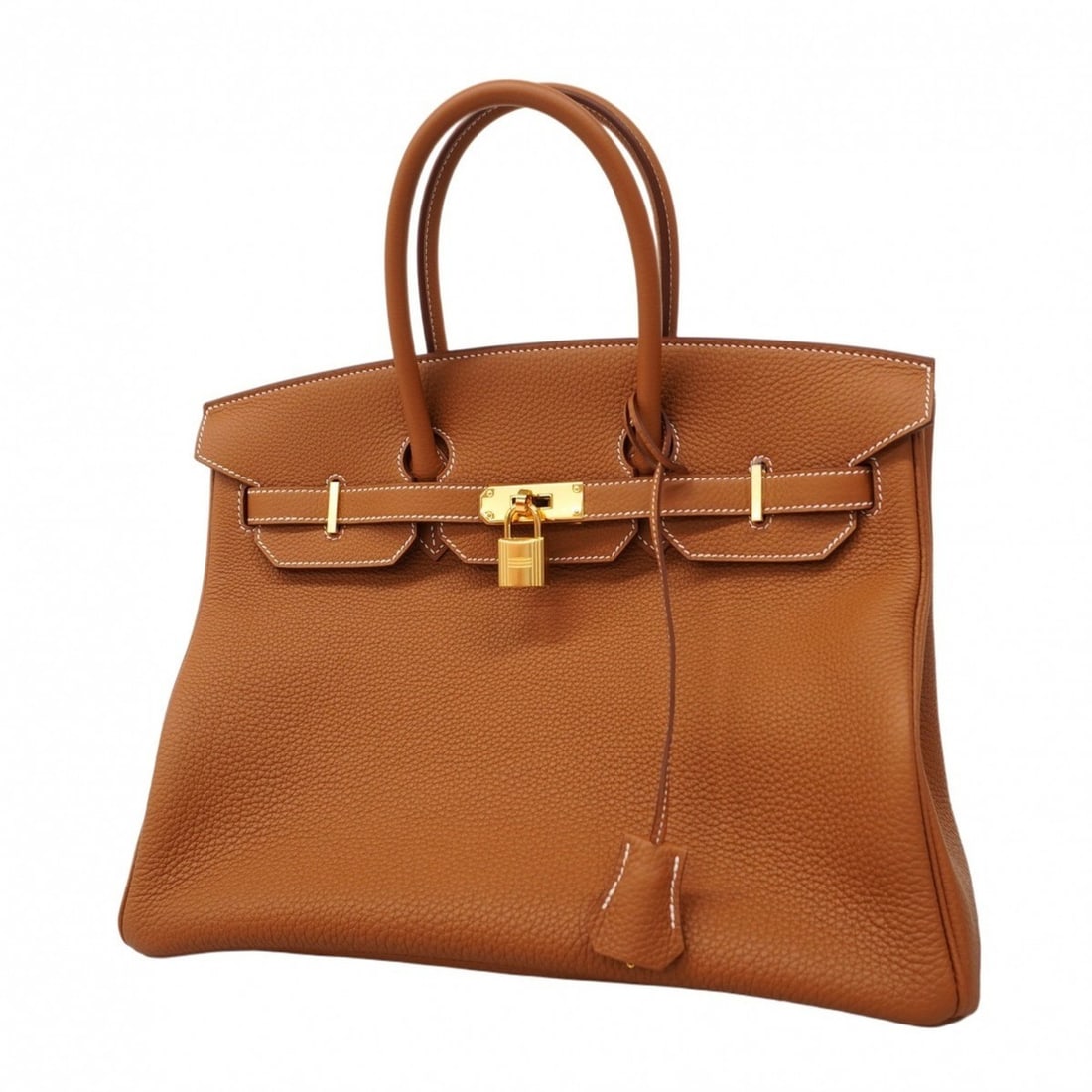 Hermes handbag Birkin 35 Togo gold W stamp ladies: --- Catalog ---Category: SizeSize (HxWxD): 28cm x 35cm x 18cm / 11.02'' x 13.77'' x 7.08''Category: DesignType: HandbagColor: GoldGender: WomenMaterial: Togo leather Hardware Color: GoldCategory: