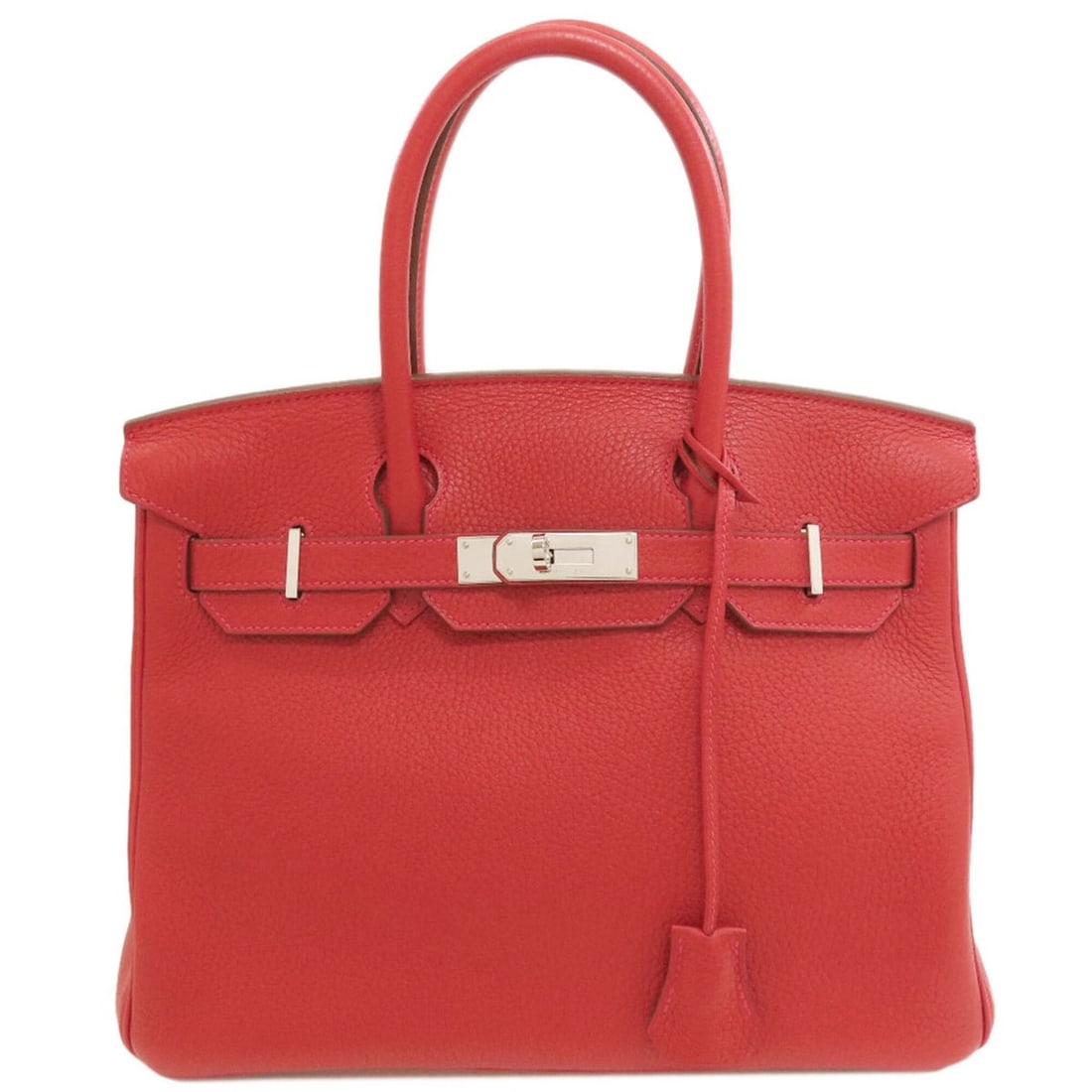 Hermes Birkin 30 Silver Hardware Handbag Taurillon Leather Women's HERMES (1 of 18)