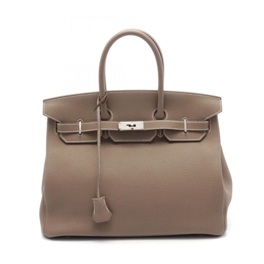 Hermes HERMES Birkin 35 Handbag Bag Togo Women's Brown: --- Catalog ---Category: SizeSize (HxWxD): 28cm x 35cm x 18cm / 11.02'' x 13.77'' x 7.08''Category: DesignType: HandbagColor: Brown, Etoupe grayGender: WomenMaterial: Togo leather Hardware Color: Silv