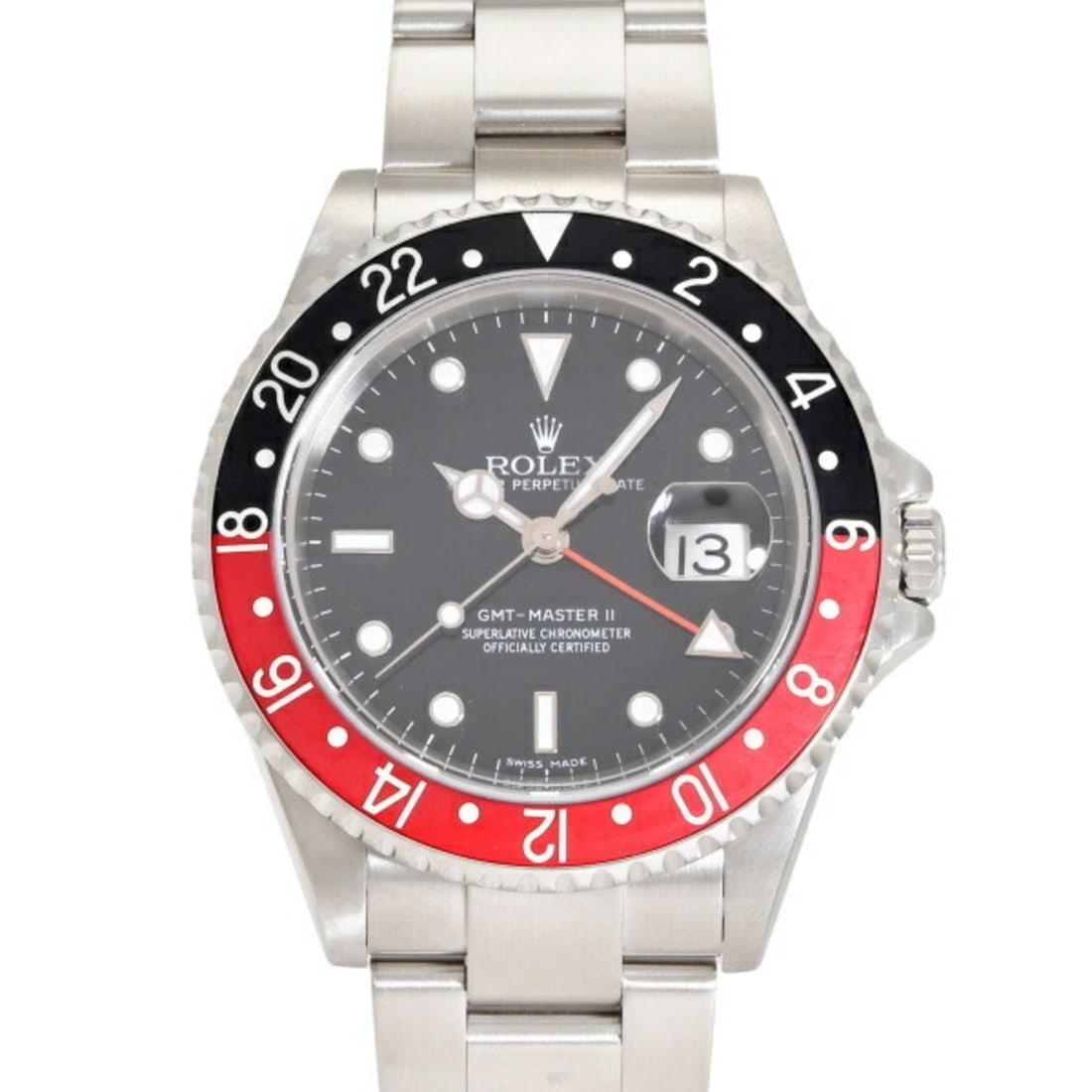 ROLEX GMT-Master II 16710 Black Dot Dial Watch Men's __: --- Catalog ---Category: SizeWrist Size: 19cm / 7.48''Case Diameter: 40mm / 1.57''Category: DesignType: WristwatchGender: MenColor (Dial): BlackPattern (Band): DotsMaterial (Band): Aluminum, Stainless