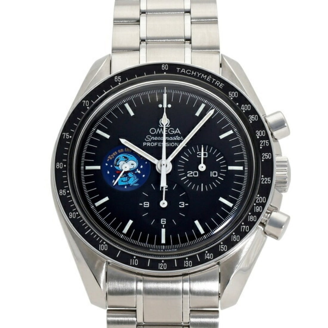 OMEGA Speedmaster Snoopy Award Limited Edition 5441 3578.51 Black Dial Men's Watch __: --- Catalog ---Category: SizeWrist Size: 17.5cm / 6.88''Case Diameter: 42mm / 1.65''Category: DesignType: WristwatchGender: MenColor (Dial): BlackMaterial (Band): Stainless steelMaterial (Case): Stain