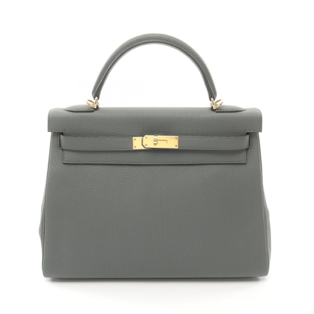 Hermes Kelly 32 Vert Amande Handbag Togo Women's Green H027631CC: --- Catalog ---Category: SizeSize (HxWxD): 23cm x 32cm x 12cm / 9.05'' x 12.59'' x 4.72''Category: DesignType: HandbagColor: GreenGender: WomenMaterial: Togo leather Hardware Color: GoldCategory: Gene