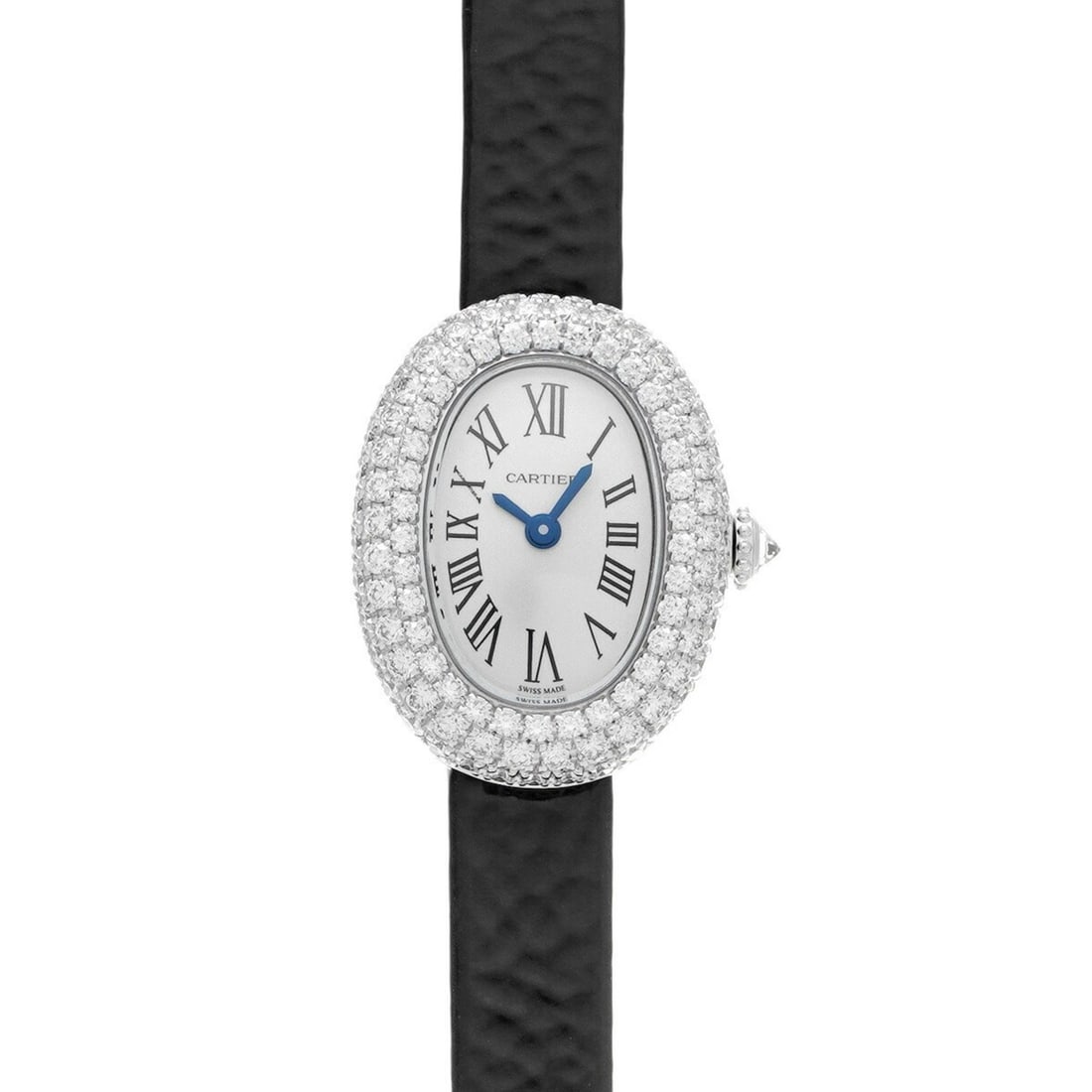 Cartier Baignoire de WJBA0036 Silver Ladies Watch Quartz (1 of 17)