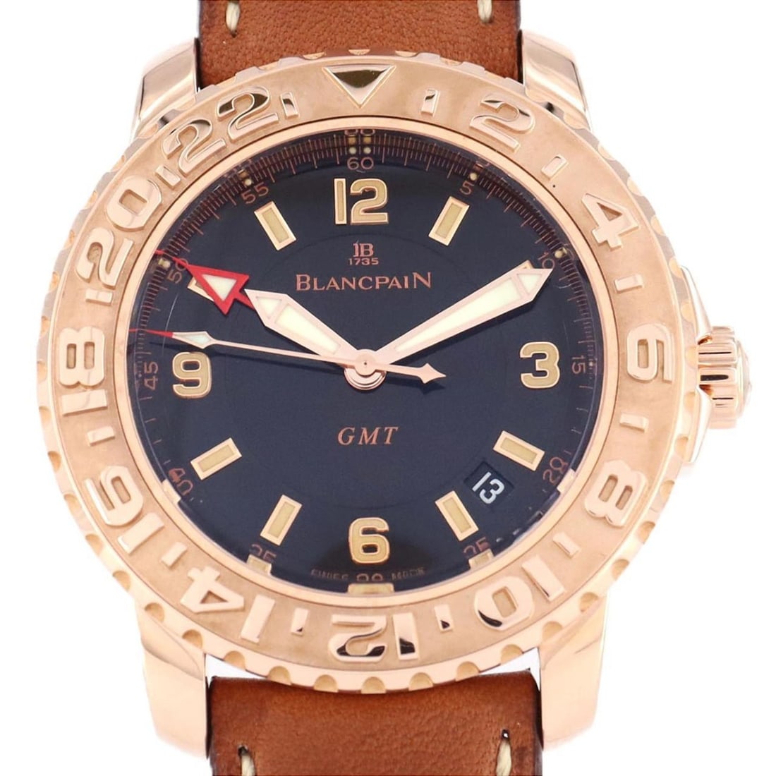 Blancpain Trilogy GMT RG LIMITED 2250-3630-63BDS PG/RG Wristwatch Automatic (1 of 13)