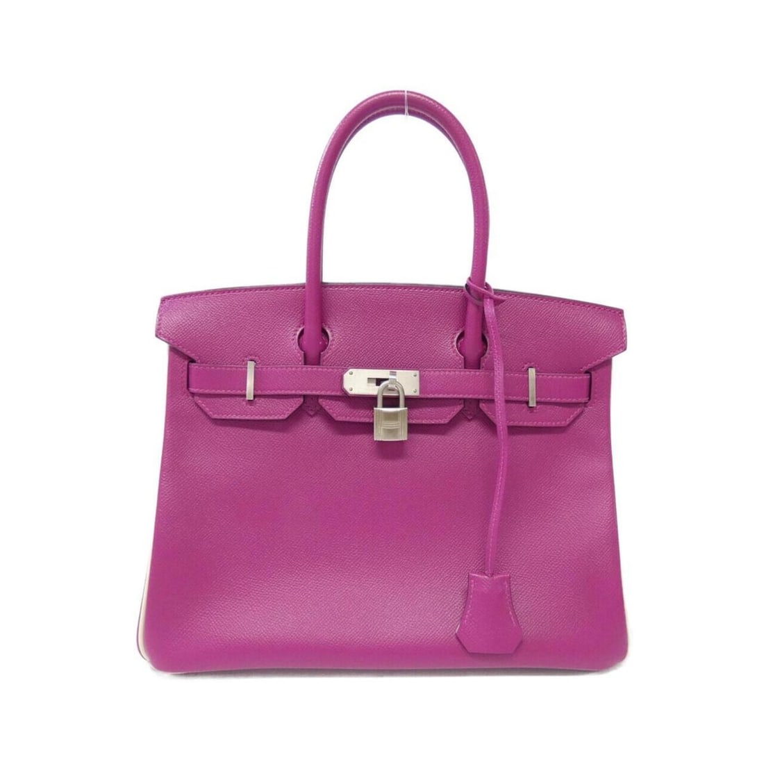 Hermes Birkin 30cm handbag: --- Catalog ---Category: SizeWeight: 850g / 1.87lb.Size (HxWxD): 22cm x 30cm x 16cm / 8.66'' x 11.81'' x 6.29''Handle Length: 25cm / 9.84''Category: DesignType: HandbagColor: Rose PurpleGender: WomenM