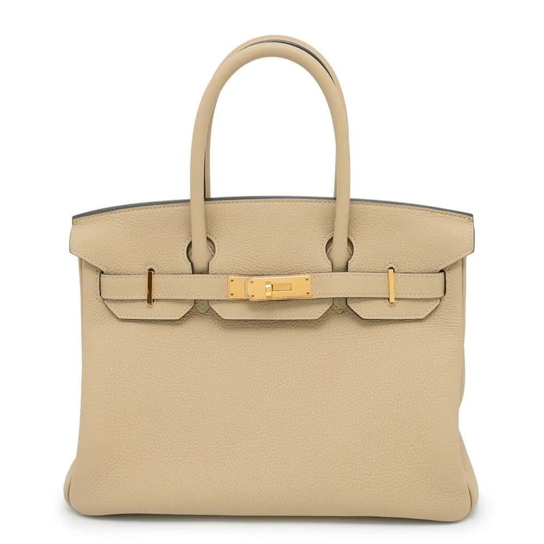 Hermes Birkin 30 handbag trench Togo X stamp HERMES: --- Catalog ---Category: SizeSize (HxWxD): 24cm x 30cm x 15.5cm / 9.44'' x 11.81'' x 6.1''Category: DesignType: HandbagColor: Beige, IvoryGender: WomenMaterial: Togo leather Hardware Color: GoldCatego