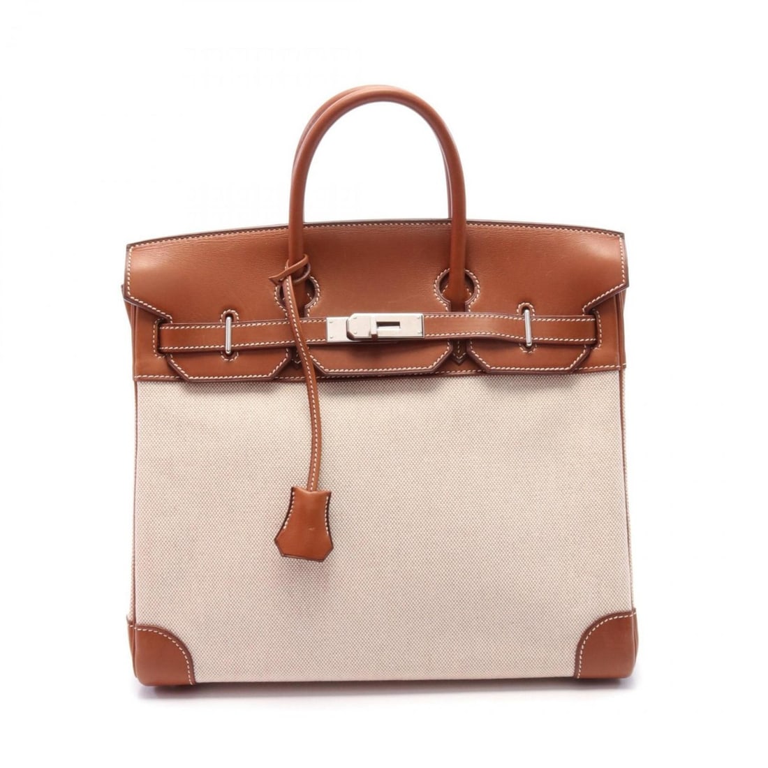 Hermes HERMES Haute Couture 32 Handbag Bag Vau Barenia Toile H Women's Beige Brown: --- Catalog ---Category: SizeSize (HxWxD): 28.5cm x 31.5cm x 17cm / 11.22'' x 12.4'' x 6.69''Category: DesignType: HandbagColor: Beige, BrownGender: WomenMaterial: Toile H , Barenia leather Hardware C