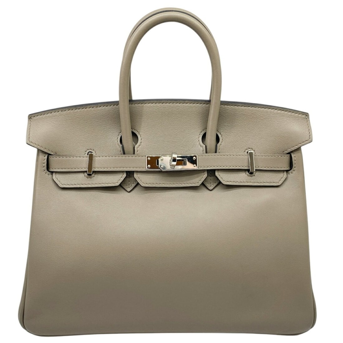 HERMES Hermes Birkin 25 Swift Gris Asphalt Grey C Stamp 2018 Handbag Tote Bag Women's: --- Catalog ---Category: SizeSize (HxWxD): 21cm x 25cm x 14cm / 8.26'' x 9.84'' x 5.51''Category: DesignType: Handbag, Tote bagColor: GrayGender: WomenMaterial: Swift leather Hardware Color: SilverCat