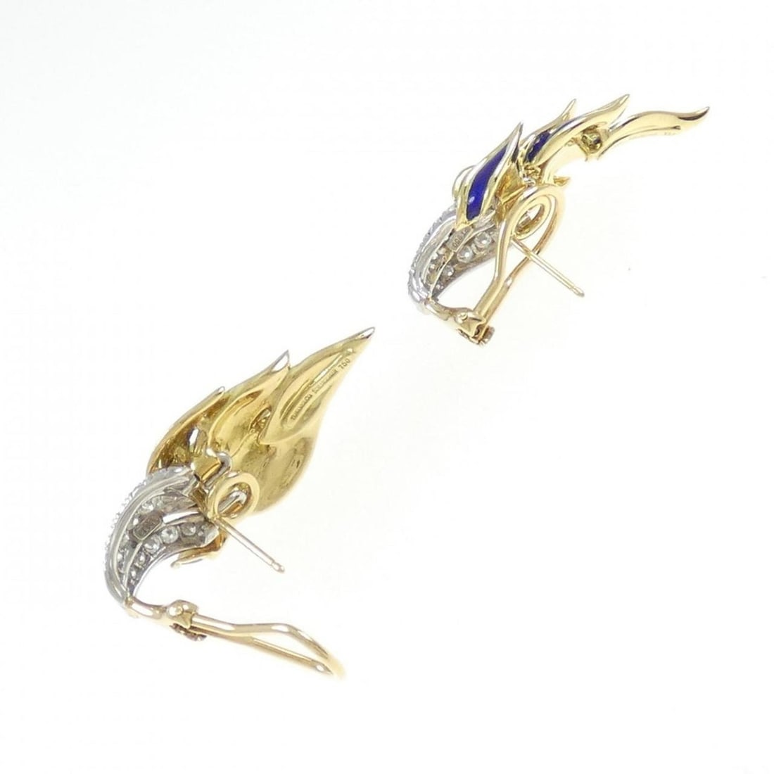Tiffany enamel earrings - 3