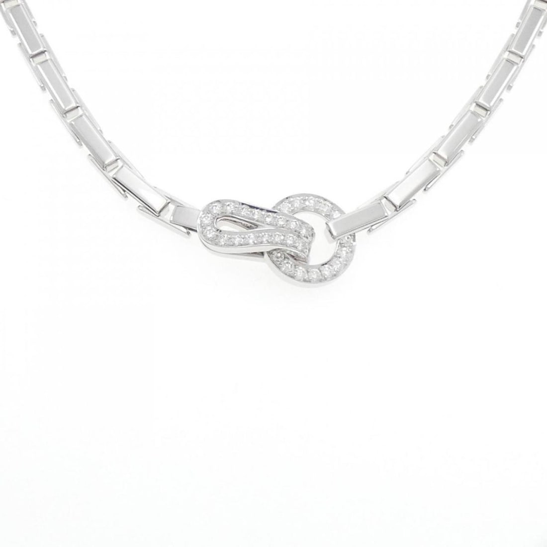 Cartier Agraffe Necklace: --- Catalog ---Category: SizeNeck Circumference: 42 cm / 16.53''Category: DesignGender: WomenMaterial: White gold (18K)Necklace Type: NecklaceCategory: GeneralBrand: Cartier--- Item List ---Section: C