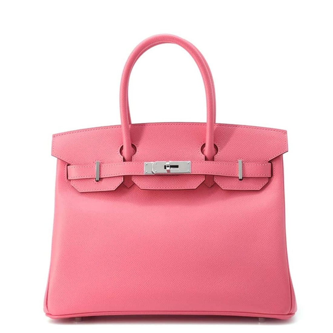 Hermes Birkin 30 Handbag Rose Azalee Epson Y Stamp HERMES: --- Catalog ---Category: SizeSize (HxWxD): 24cm x 30cm x 15.5cm / 9.44'' x 11.81'' x 6.1''Category: DesignType: HandbagColor: Rose azaleeGender: WomenMaterial: Epsom leather Category: GeneralBrand: He