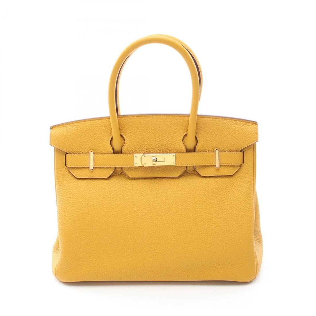 Hermes HERMES Birkin 30 Handbag Bag Taurillon Clemence Ladies Yellow: --- Catalog ---Category: SizeSize (HxWxD): 24cm x 30cm x 15cm / 9.44'' x 11.81'' x 5.9''Category: DesignType: HandbagColor: YellowGender: WomenMaterial: Taurillon clemence leather Hardware Color: Silv