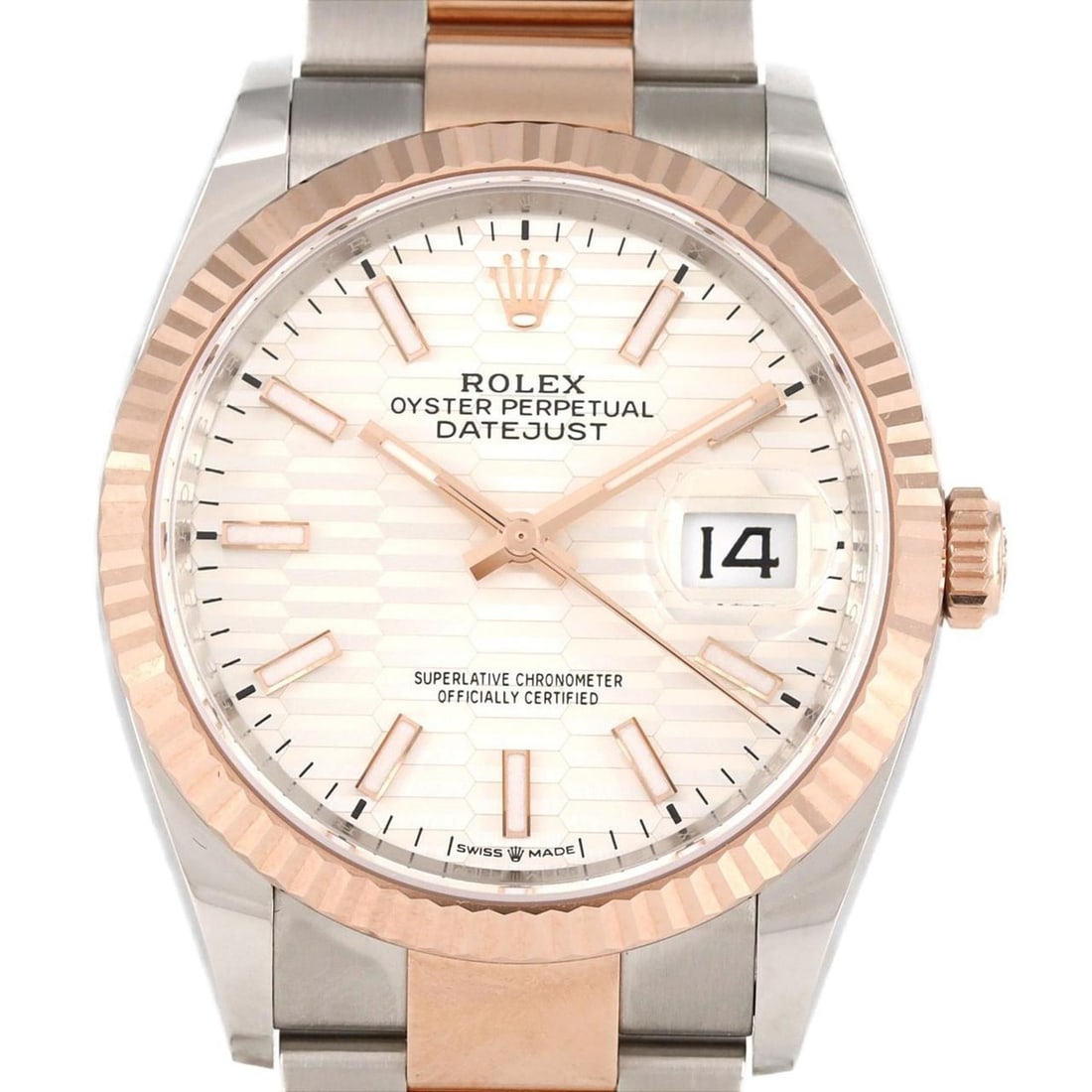 Rolex Datejust 126231?3 SSxPG Wristwatch Automatic Random Number: --- Catalog ---Category: SizeWrist Size: 18.5cm / 7.28''Case Diameter: 36mm / 1.42''Category: DesignType: WristwatchGender: MenColor (Dial): SilverMaterial (Band): Pink gold, Stainless steelMaterial (