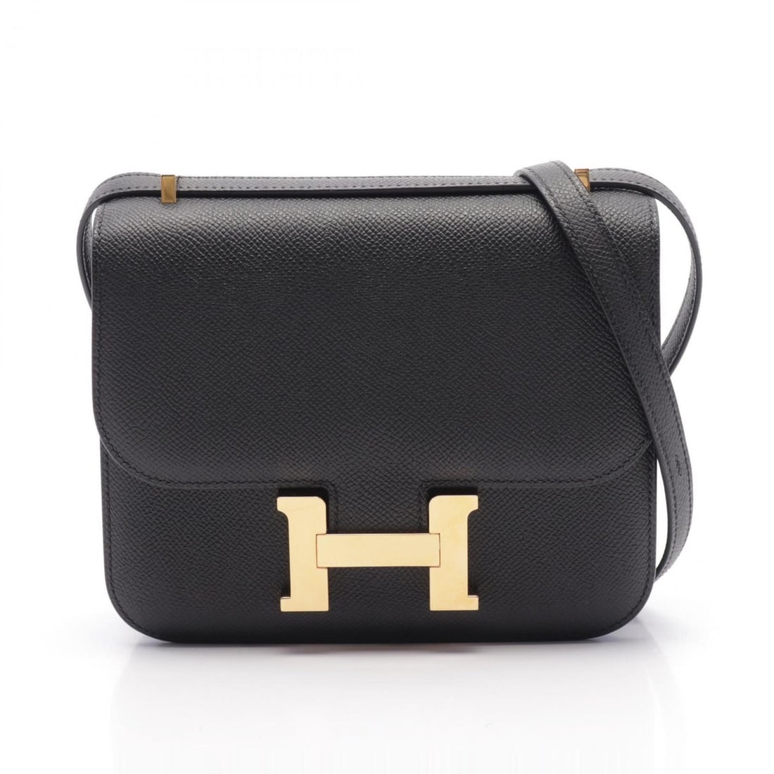 Hermes HERMES Constance 3 Shoulder Bag Leather Epsom Women's Black (1 of 16)