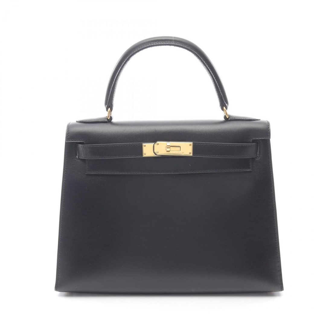 Hermes Hermès Kelly 28 handbag in calfskin box calf leather, black.: --- Catalog ---Category: SizeSize (HxWxD): 21cm x 28cm x 11cm / 8.26'' x 11.02'' x 4.33''Strap Length: 90cm / 35.43''Handle Length: 28cm / 11.02''Category: DesignType: HandbagColor: BlackGender: Women