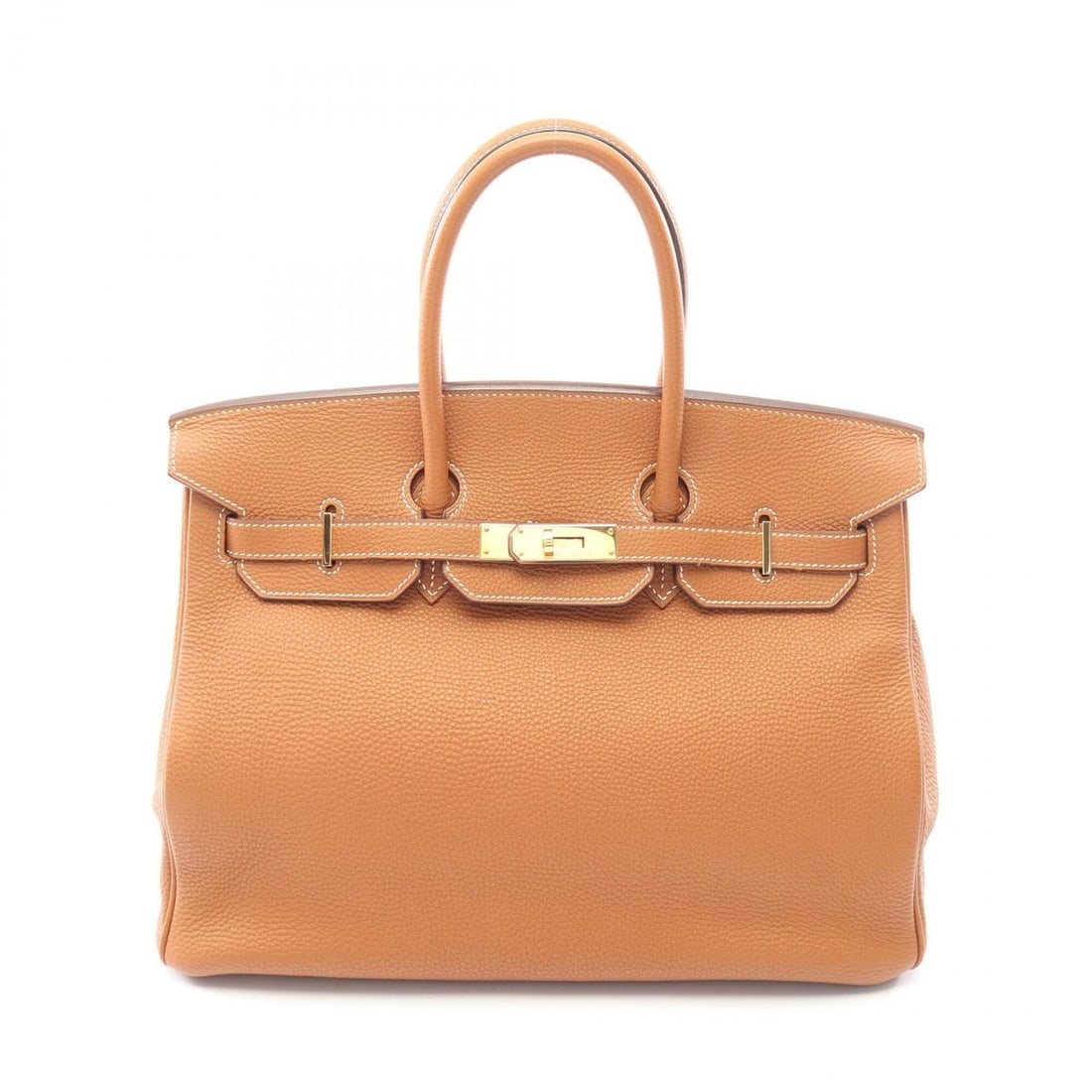 Hermes Birkin 35 Handbag, Leather, Togo Women's, Brown: --- Catalog ---Category: SizeSize (HxWxD): 28cm x 35cm x 18cm / 11.02'' x 13.77'' x 7.08''Category: DesignType: HandbagColor: Brown, GoldGender: WomenMaterial: Togo leather , Leather Hardware Color: G