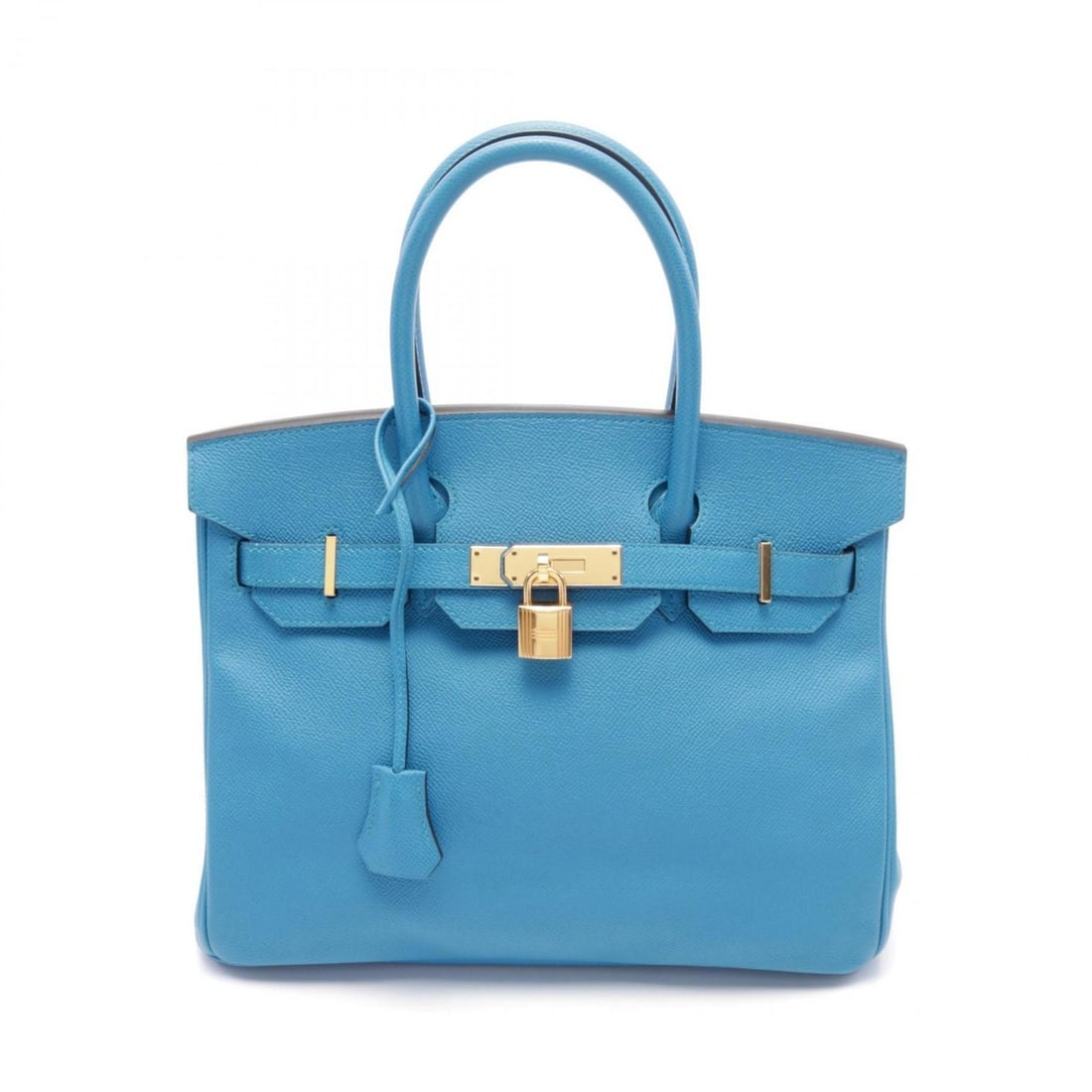 Hermes HERMES Birkin 30 Handbag Bag Epsom Leather Women's Blue: --- Catalog ---Category: SizeSize (HxWxD): 24cm x 30cm x 15cm / 9.44'' x 11.81'' x 5.9''Category: DesignType: HandbagColor: BlueGender: WomenMaterial: Epsom leather Hardware Color: GoldCategory: Gener