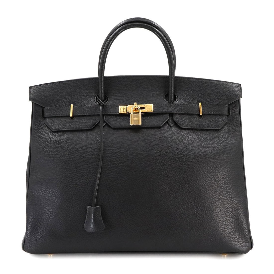 Hermes Birkin 40 Handbag Ardennes Black G Stamp Gold Hardware: --- Catalog ---Category: SizeSize (HxWxD): 32cm x 40cm x 20.5cm / 12.59'' x 15.74'' x 8.07''Category: DesignType: HandbagColor: BlackGender: Women,MenMaterial: Ardennes leather Hardware Color: GoldCat