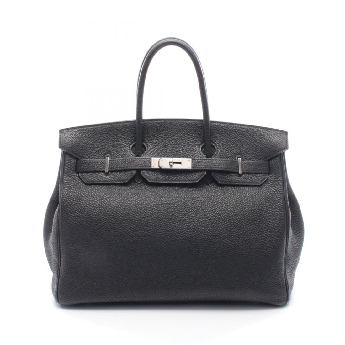 Hermes Birkin 35 Handbag, Leather, Togo Women's, Black, 027767CK: --- Catalog ---Category: SizeSize (HxWxD): 28cm x 35cm x 18cm / 11.02'' x 13.77'' x 7.08''Category: DesignType: HandbagColor: BlackGender: WomenMaterial: Togo leather Category: GeneralMPN: 027767CKBra