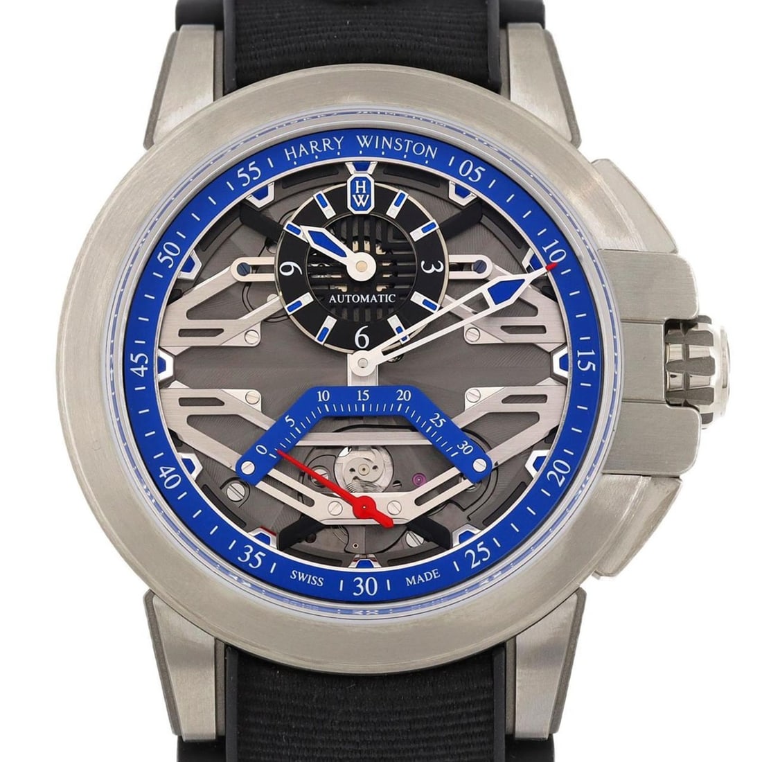 Harry Winston Project Z15 LIMITED OCEASR42ZZ001 Zalium Automatic Watch: --- Catalog ---Category: SizeCase Diameter: 42mm / 1.65''Category: DesignType: WristwatchGender: Men,Women,UnisexDisplay: AnalogColor (Dial): BlackMaterial (Case): ZaliumCategory: GeneralBrand: Unspec