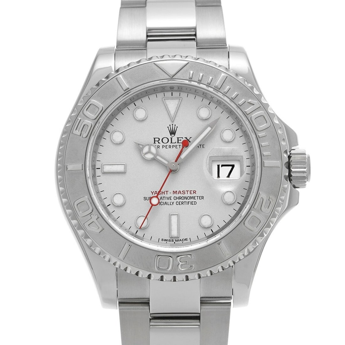 ROLEX Rolex Yacht-Master 116622 Men's Watch Automatic: --- Catalog ---Category: SizeCase Diameter: 40mm / 1.57''Category: DesignType: WristwatchGender: MenDisplay: AnalogGemstone: SapphireColor (Dial): GrayCrystal Type: SapphireMaterial (Band): Stainless 