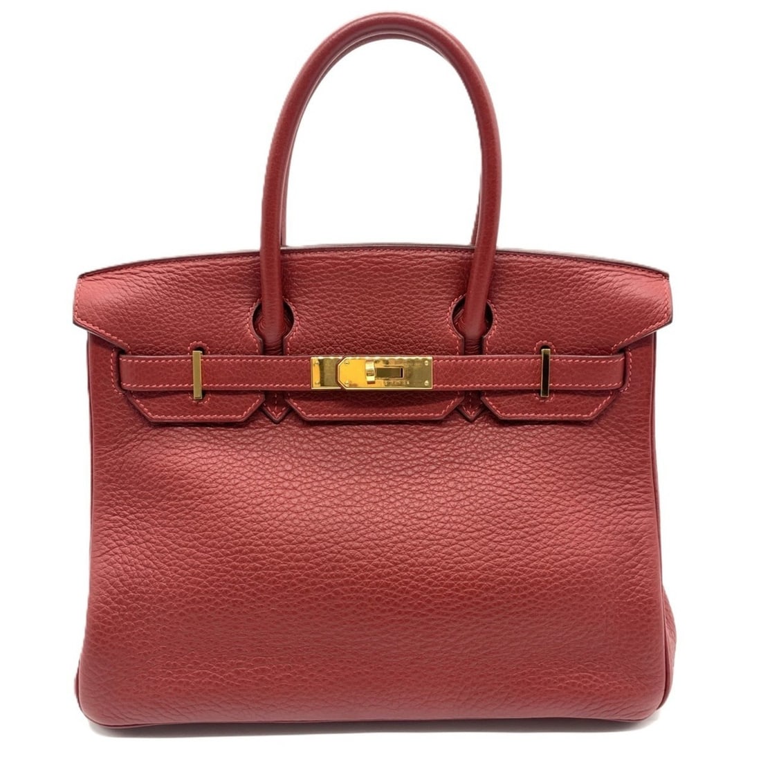 Hermes Birkin 30 Red Handbag Ardennes Women's HERMES: --- Catalog ---Category: SizeSize (HxWxD): 21cm x 30cm x 15cm / 8.26'' x 11.81'' x 5.9''Category: DesignType: HandbagColor: Red colorGender: WomenMaterial: Ardennes leather Category: GeneralBrand: Her