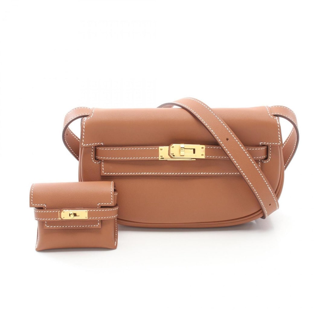 Hermes HERMES Kelly Move Gold Shoulder Bag Swift Leather Women's Brown: --- Catalog ---Category: SizeSize (HxWxD): 12cm x 20cm x 6cm / 4.72'' x 7.87'' x 2.36''Category: DesignType: Shoulder bagColor: BrownGender: WomenMaterial: Swift leather Hardware Color: GoldCategory: 
