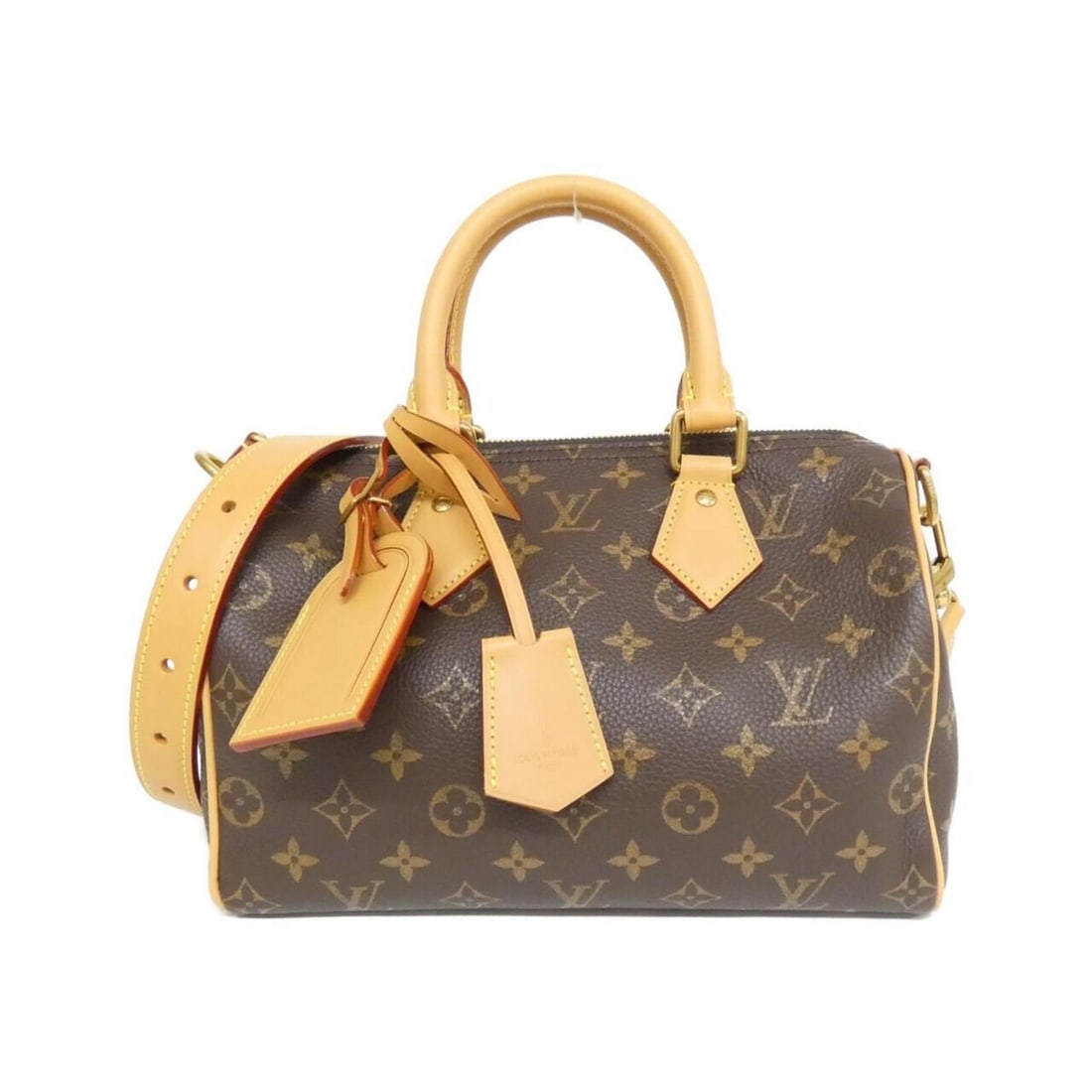 Louis Vuitton Monogram Leather Speedy P9 Bandouliere 25cm Boston Bag M24443 (1 of 12)