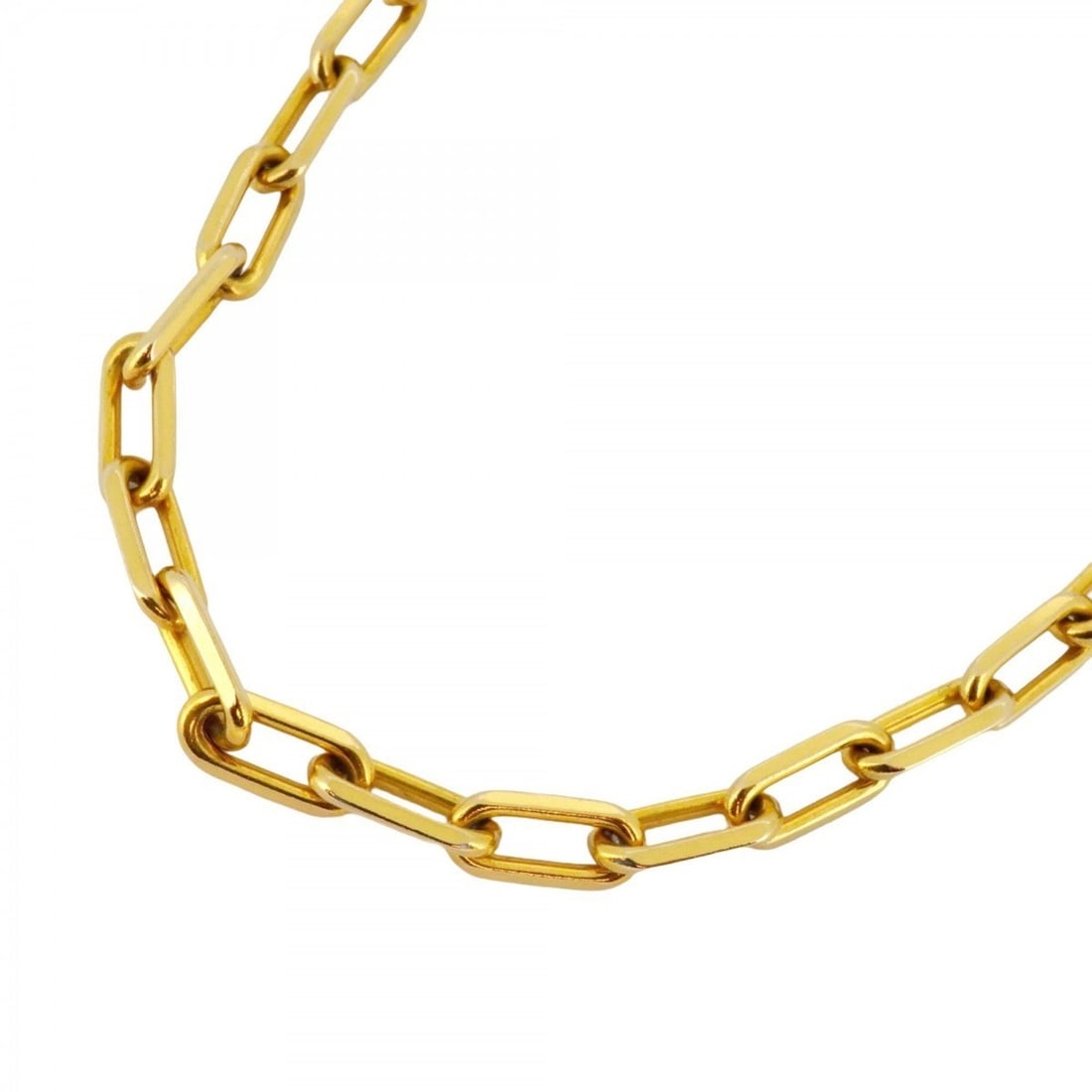 Cartier Necklace Santos K18YG Yellow Gold Men's Women's (1 of 14)