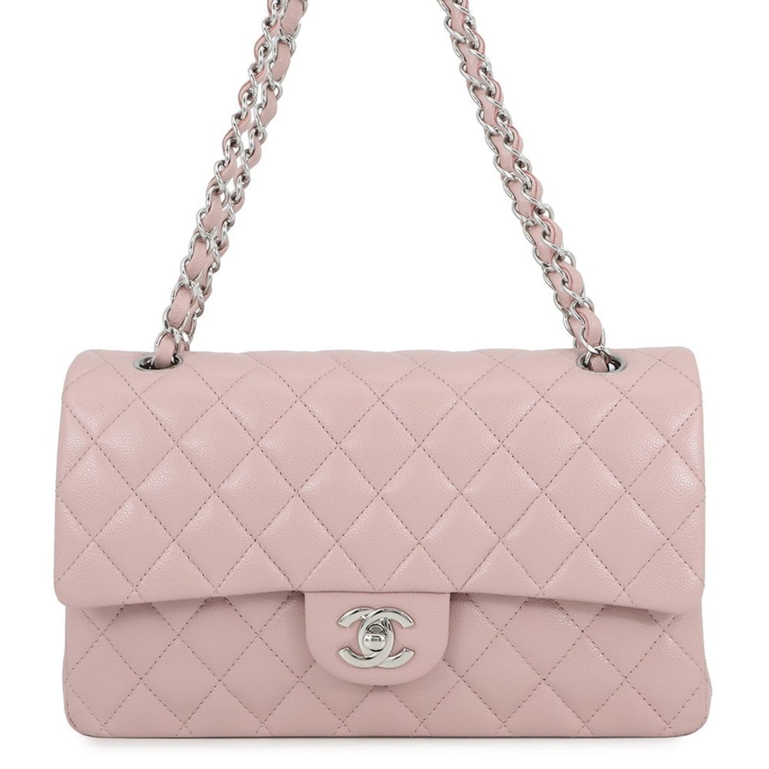 Chanel Chain Shoulder Bag Matelassé 25 Coco Mark Caviar Skin Double A01112 CHANEL Handbag Women's: --- Catalog ---Category: SizeSize (HxWxD): 17cm x 25cm x 6.5cm / 6.69'' x 9.84'' x 2.55''Category: DesignType: Shoulder bagColor: PinkGender: WomenMaterial: Grained Calfskin Category: GeneralMPN: A011