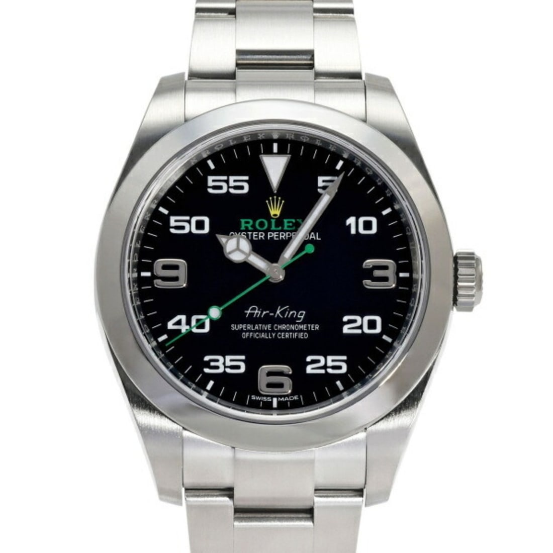ROLEX Air King 116900 Black Dial Men's Watch __ (1 of 16)