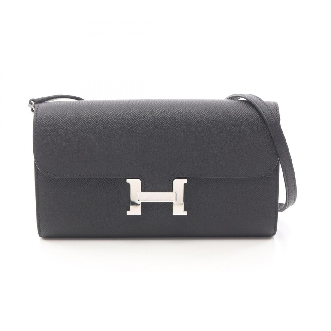 Hermes Constance Long To Go Shoulder Bag/Handbag, Veau Epsom Leather, Women's, Black: --- Catalog ---Category: SizeSize (HxWxD): 12cm x 20.5cm x 3cm / 4.72'' x 8.07'' x 1.18''Category: DesignType: Handbag, Shoulder bagColor: BlackGender: WomenMaterial: Epsom leather Category: GeneralBr
