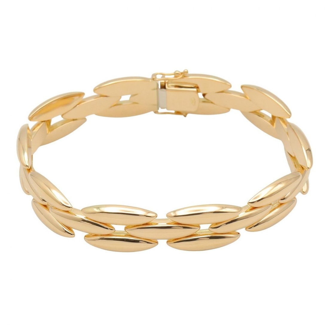 Cartier Jean Chien Bracelet, 18K (Yellow Gold), Men's and Women's, Gold Tone: --- Catalog ---Category: SizeLength: 18cm / 7.08''Category: DesignType: Charm braceletColor: GoldGender: Men,WomenMaterial: Yellow gold (18K)Category: GeneralBrand: Cartier--- Item List ---Section: Co