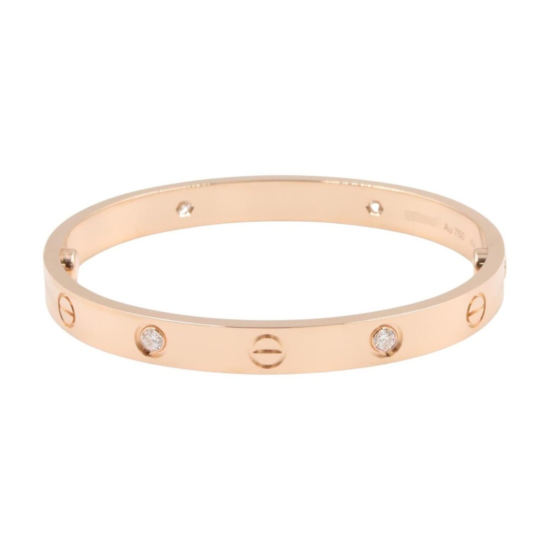 Cartier Love Bracelet 4PD Accessory 18KPG (Pink Gold) Diamond Women's Gold Tone Clear B6036016: --- Catalog ---Category: SizeLength: 14.5cm / 5.7''Category: DesignType: Charm braceletColor: Clear, GoldStone: DiamondGender: WomenMaterial: Pink gold (18K)Category: GeneralMPN: B6036016Brand: Cartie