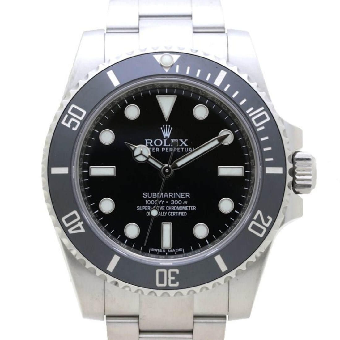 ROLEX Rolex Submariner No Date 114060 Random Number Mirror Buckle Stainless Steel Men's 39705 Watch: --- Catalog ---Category: SizeWrist Size: 21cm / 8.26''Case Diameter: 40mm / 1.57''Category: DesignType: WristwatchGender: MenColor (Dial): BlackMaterial (Band): Stainless steelMaterial (Case): Stainle