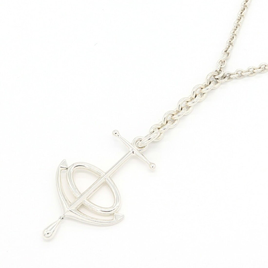 Hermes Grand Large Sterling Silver 925 Necklace Chaine d'Ancre Pendant Anchor Chain for Women: --- Catalog ---Category: SizeWidth: 6mm / 0.24''Weight: 102g / 3.59oz.Pendant Size: 14mm x 4.7mm / 0.55'' x 0.18''Neck Circumference: 62 cm - 70 cm / 24.4'' - 27.55''Category: DesignGender: WomenMater
