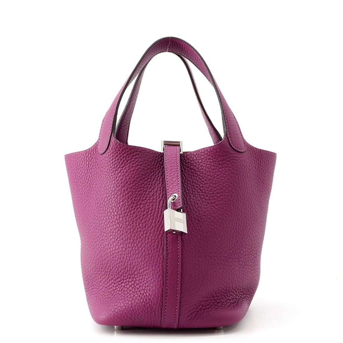 Hermes Picotin Lock PM Anemone Taurillon Clemence Handbag Z Stamp HERMES Tote Bag Women's: --- Catalog ---Category: SizeWeight: 480g / 1.05lb.Size (HxWxD): 18.5cm x 18cm x 13cm / 7.28'' x 7.08'' x 5.11''Category: DesignType: Handbag, Tote bagColor: AnemoneGender: WomenMaterial: Taurillon cl