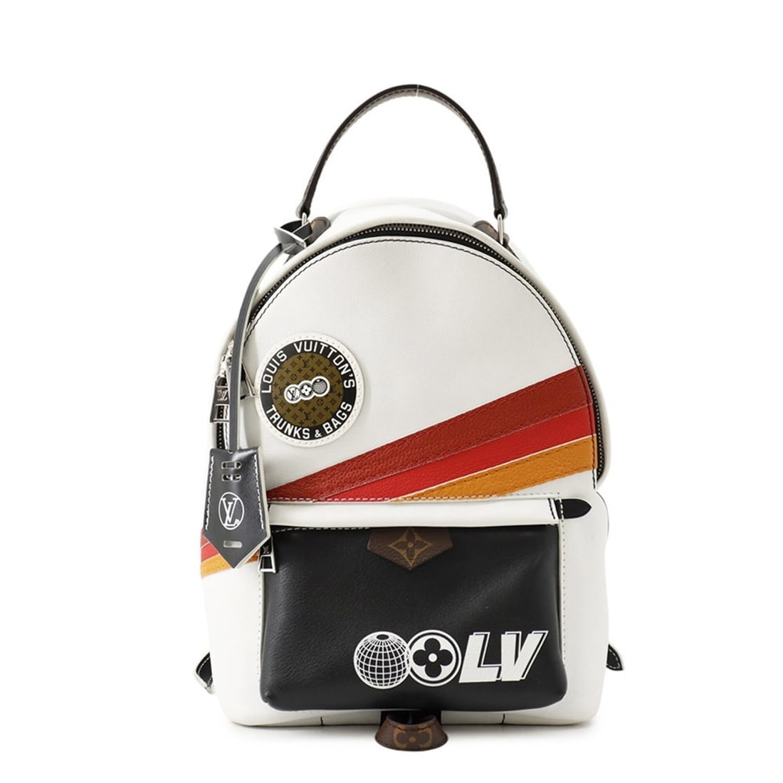 Louis Vuitton Monogram Leather Palm Springs Backpack PM M55797 2020 Cruise Handbag for Women LOUIS: --- Catalog ---Category: SizeWeight: 670g / 1.47lb.Size (HxWxD): 31cm x 20cm x 10cm / 12.2'' x 7.87'' x 3.93''Category: DesignType: BackpackColor: Multi-color, WhiteGender: WomenSeason: CruiseClosure: