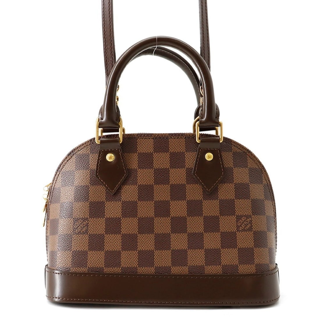 Louis Vuitton Alma BB handbag, Damier Ebene, N41221. (LOUIS VUITTON, Damier, Vuitton) (1 of 17)