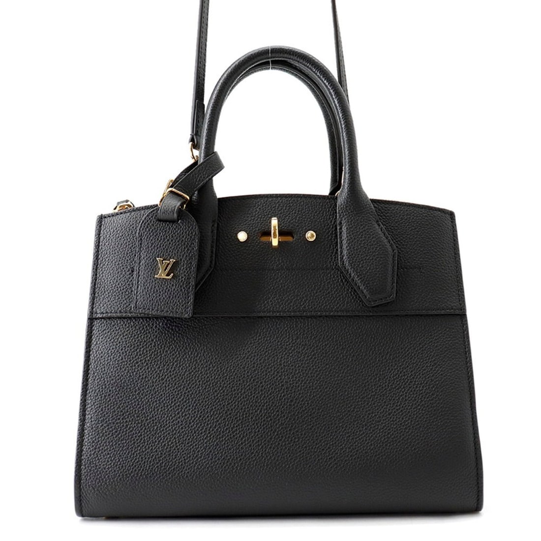 Louis Vuitton City Steamer MINI M55639 2-way Shoulder Bag, Calf Leather, Black. handbag for women.: --- Catalog ---Category: SizeWeight: 1.03kg / 2.27lb.Size (HxWxD): 20cm x 26.5cm x 13cm / 7.87'' x 10.43'' x 5.11''Strap Length: 112cm / 44.09''Category: DesignType: Handbag, Shoulder bagColor: Black,