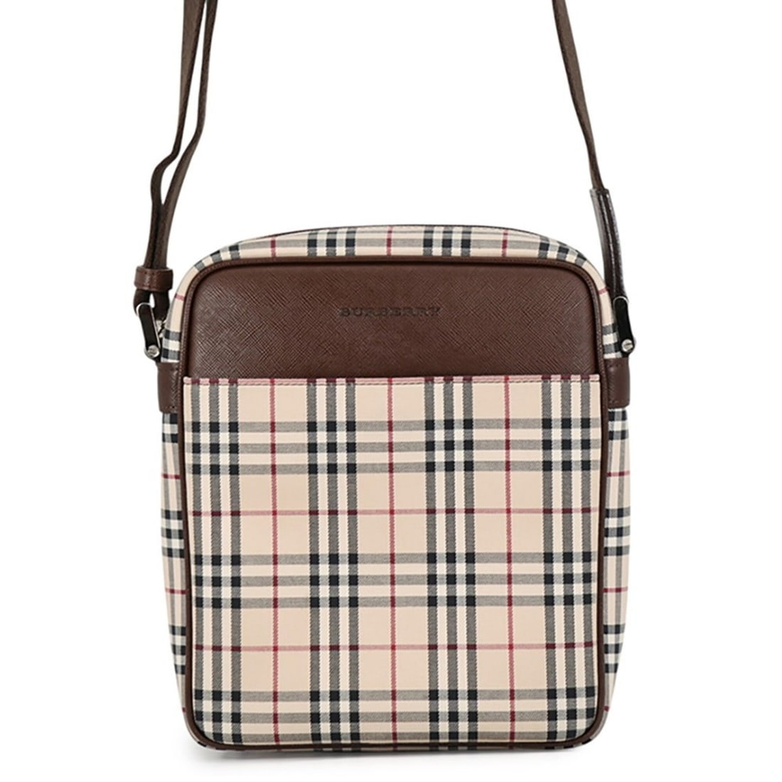 Burberry shoulder bag, Nova Check canvas leather, black, handbag, Burberry.: --- Catalog ---Category: SizeWeight: 410g / 14.46oz.Size (HxWxD): 22.5cm x 20cm x 7cm / 8.85'' x 7.87'' x 2.75''Strap Length: 76cm - 138cm / 29.92'' - 54.33''Category: DesignType: Shoulder bagColor: B