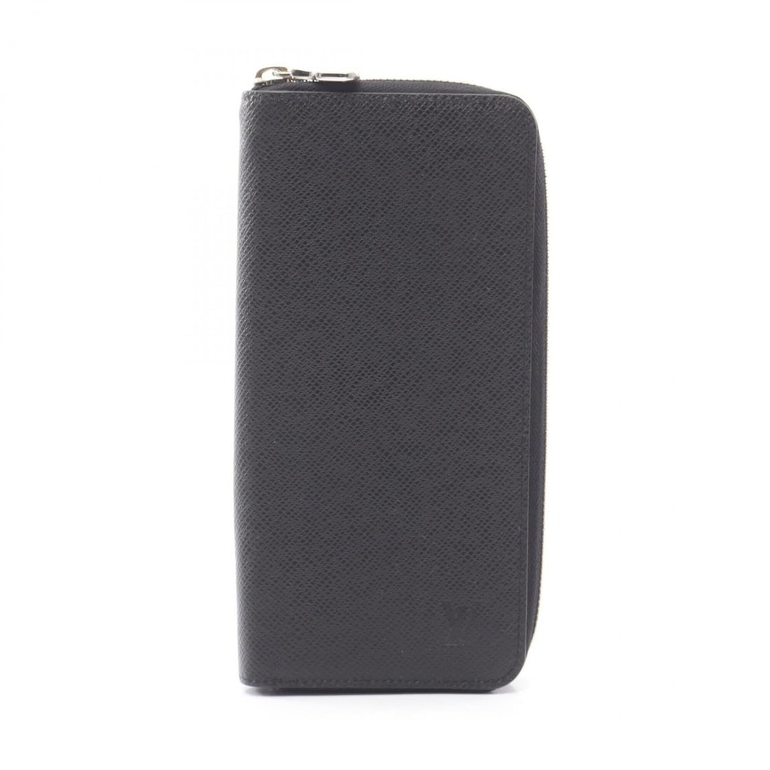 Louis Vuitton Zippy Wallet Vertical Taiga Noir Round Long Leather Men's Black M30503 (1 of 11)