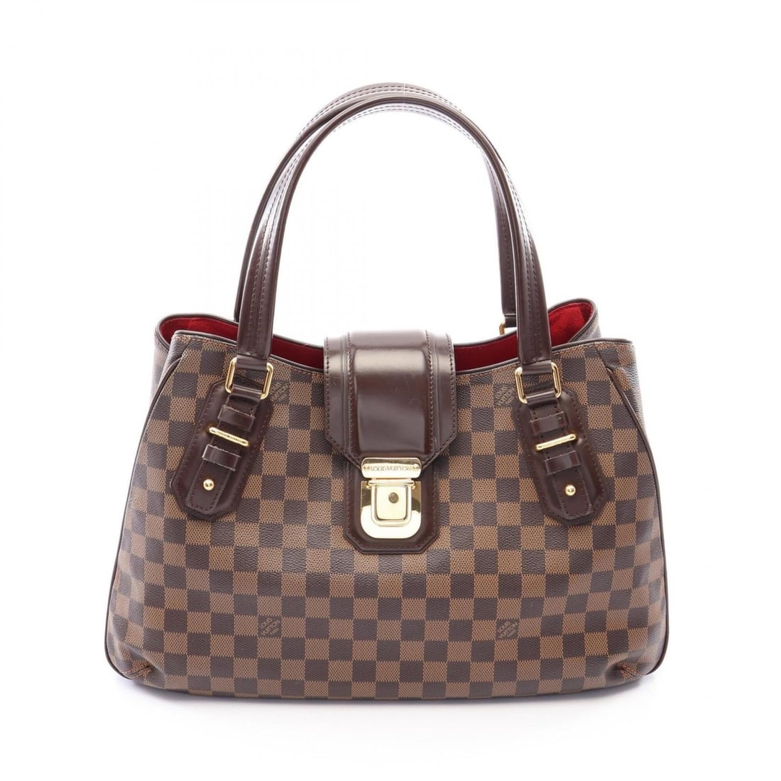 Louis Vuitton Greet Handbag, Coated Canvas and Leather, Damier Pattern, Women's, Brown, N48108: --- Catalog ---Category: SizeSize (HxWxD): 26cm x 30cm x 16cm / 10.23'' x 11.81'' x 6.29''Category: DesignType: HandbagColor: Brown, EbeneGender: WomenMaterial: Coated canvas , Leather Category: Gener