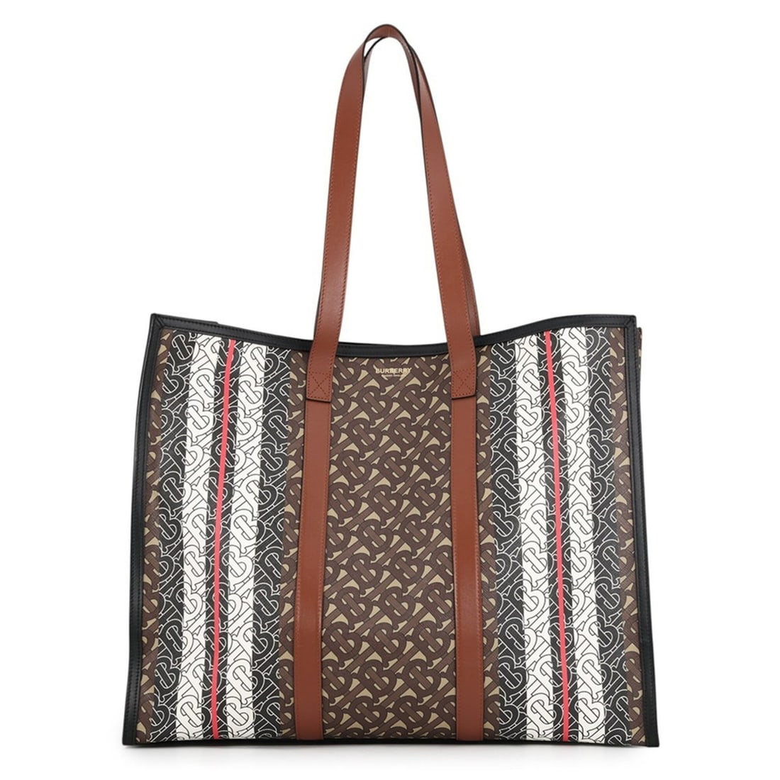 Burberry Tote Bag TB Monogram Leather 80214881 BURBERRY Handbag: --- Catalog ---Category: SizeWeight: 780g / 1.71lb.Size (HxWxD): 35cm x 42.5cm x 14.5cm / 13.77'' x 16.73'' x 5.7''Category: DesignType: Handbag, Tote bagColor: Brown, Multi-colorGender: WomenClosure: