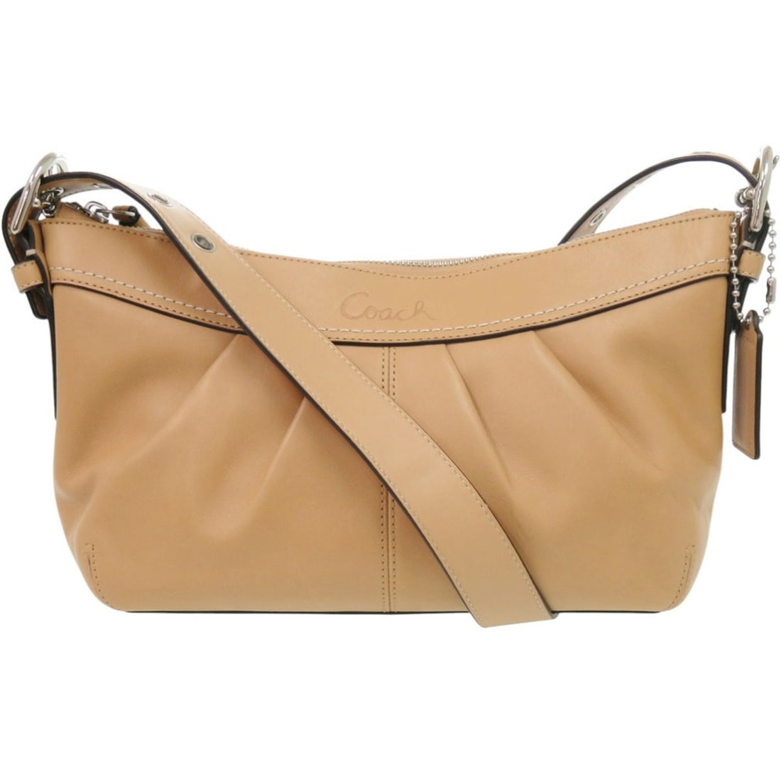 Coach Leather Brown Shoulder Bag 0770-1COACH: --- Catalog ---Category: SizeSize (HxWxD): 19cm x 26cm x 8cm / 7.48'' x 10.23'' x 3.14''Category: DesignType: Shoulder bagColor: BrownGender: WomenMaterial: Leather Category: GeneralBrand: CoachCountr