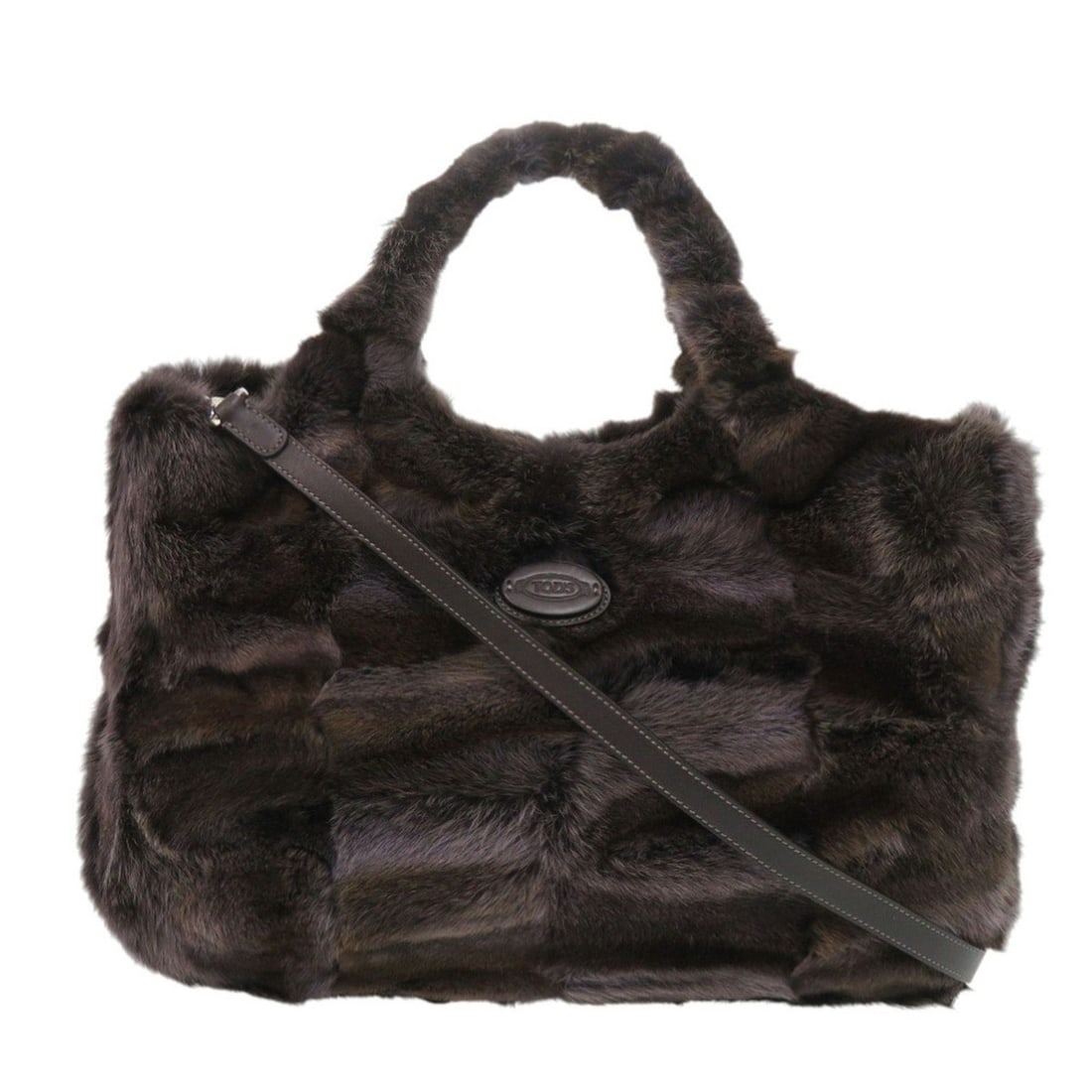 Tod's Fox Fur Brown 2-Way Handbag Shoulder Bag 1323TOD’S: --- Catalog ---Category: SizeSize (HxWxD): 25cm x 33cm x 12cm / 9.84'' x 12.99'' x 4.72''Category: DesignType: Handbag, Shoulder bagColor: BrownGender: WomenMaterial: Fur Leather/Fur Type: Fox furCate