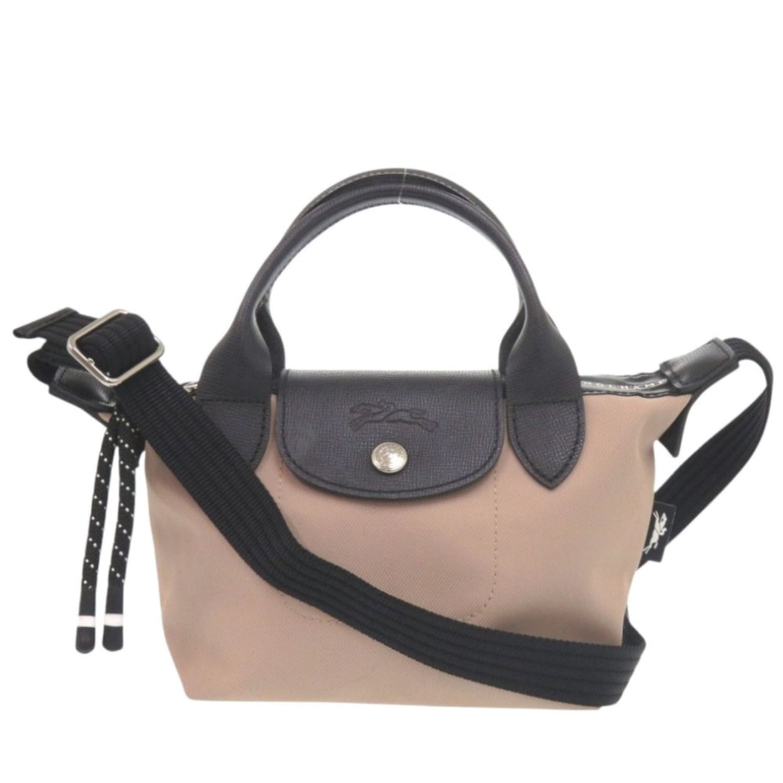 Longchamp Le Pliage Energy XS L1500HSR538 Nylon Canvas Leather Pink 2-way Shoulder Bag 1991Longchamp: --- Catalog ---Category: SizeSize (HxWxD): 14cm x 16.5cm x 10cm / 5.51'' x 6.49'' x 3.93''Strap Length: 123cm / 48.42''Handle Length: 24cm / 9.44''Category: DesignType: Shoulder bagColor: Black, PinkG