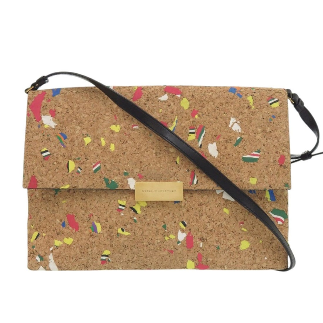 Stella McCartney Cork Brown Shoulder Bag 1600: --- Catalog ---Category: SizeSize (HxWxD): 19cm x 27.5cm x 9cm / 7.48'' x 10.82'' x 3.54''Strap Length: 100cm - 115cm / 39.36'' - 45.27''Category: DesignType: Shoulder bagColor: BrownGender: WomenClos