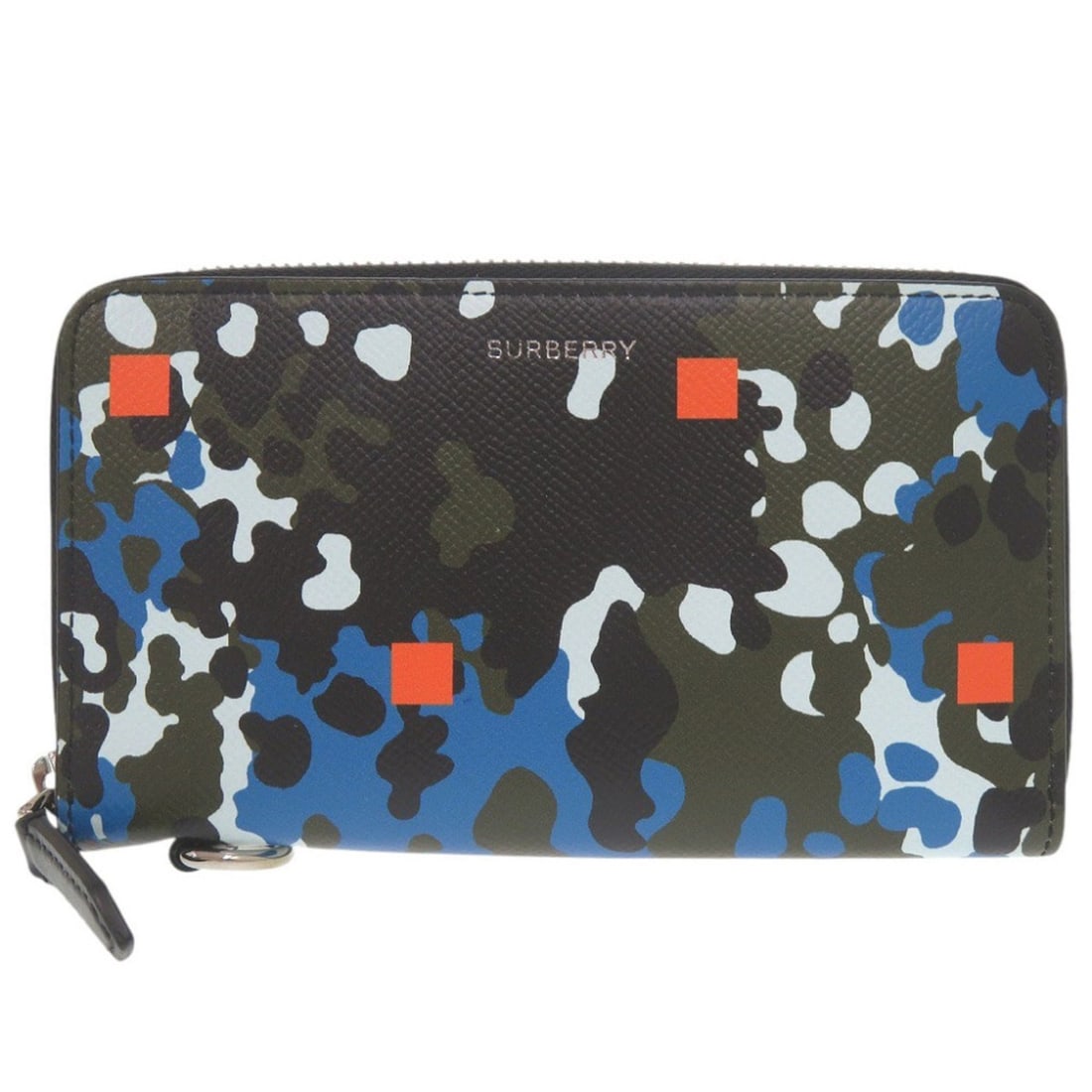 Burberry camouflage pattern leather multicolor round zipper long wallet 1482BURBERRY: --- Catalog ---Category: SizeSize (HxWxD): 9.5cm x 17cm x 2cm / 3.74'' x 6.69'' x 0.78''Category: DesignType: Wallet (bi-fold)Color: Multi-colorGender: MenClosure: ZipperMaterial: Leather Category: Ge