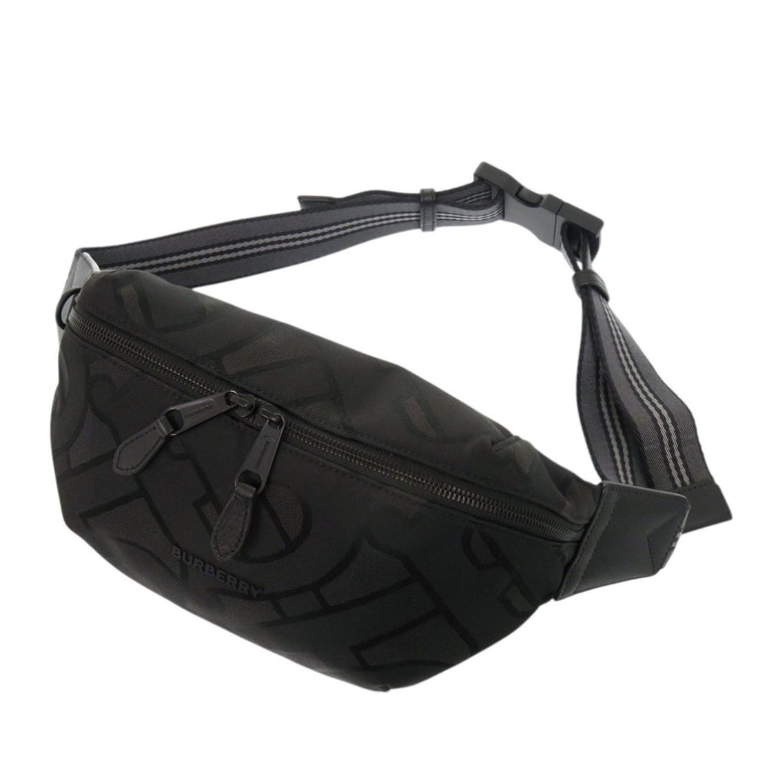 Burberry Nylon Black Bag, Body Waist 1129BURBERRY: --- Catalog ---Category: SizeSize (HxWxD): 14.5cm x 29cm x 6cm / 5.7'' x 11.41'' x 2.36''Strap Length: 59cm - 127cm / 23.22'' - 49.99''Category: DesignType: Sling bagColor: BlackGender: MenClosure: Zi